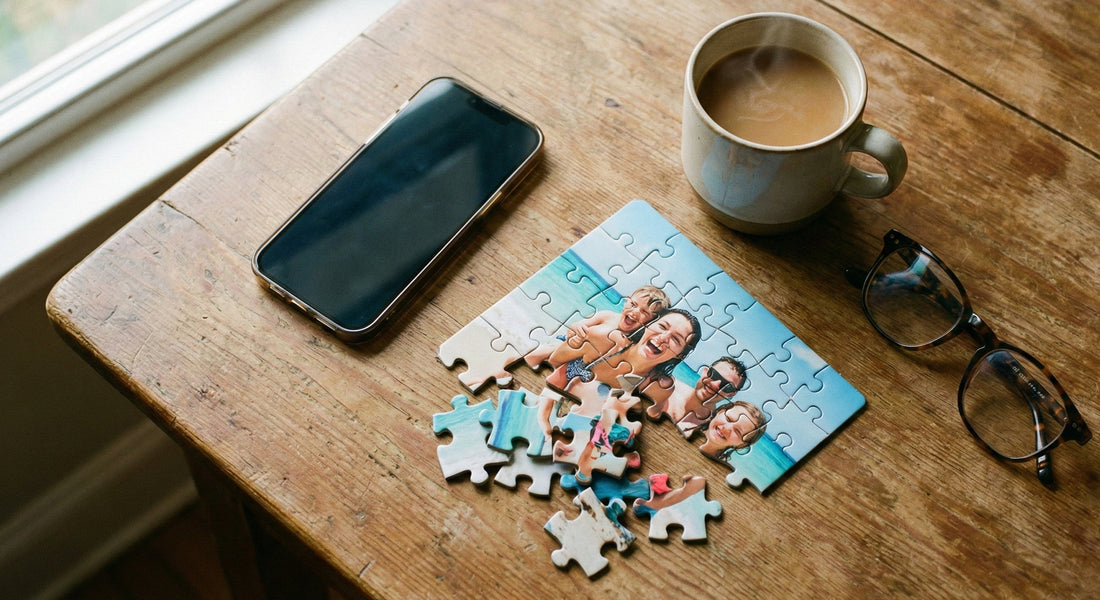 The Art of Slowing Down: Why Building a Family Photo Puzzle is the Ultimate Analog Experience
