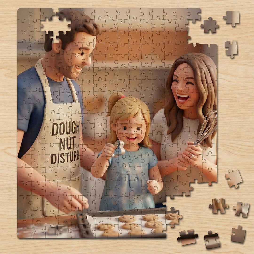 Family Fun Baking Puzzle Doughnut Disturb Puzzle